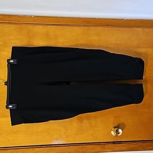 Torrid Black Ankle Leggings with Gathered Leg